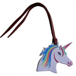 Hand Painted Tie On Unicorn Head